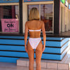 High Leg Full Vintage Bikini Bottom - Moonflower
