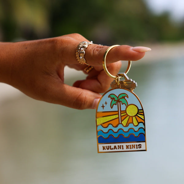 Keychain - Sunrise Blue