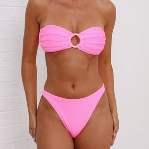 Trägerloses Bandeau-Bikini-Oberteil - Zuckerwatte