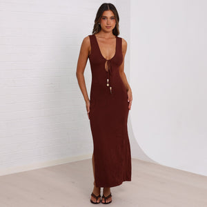 Lola Strickmaxikleid – Coco