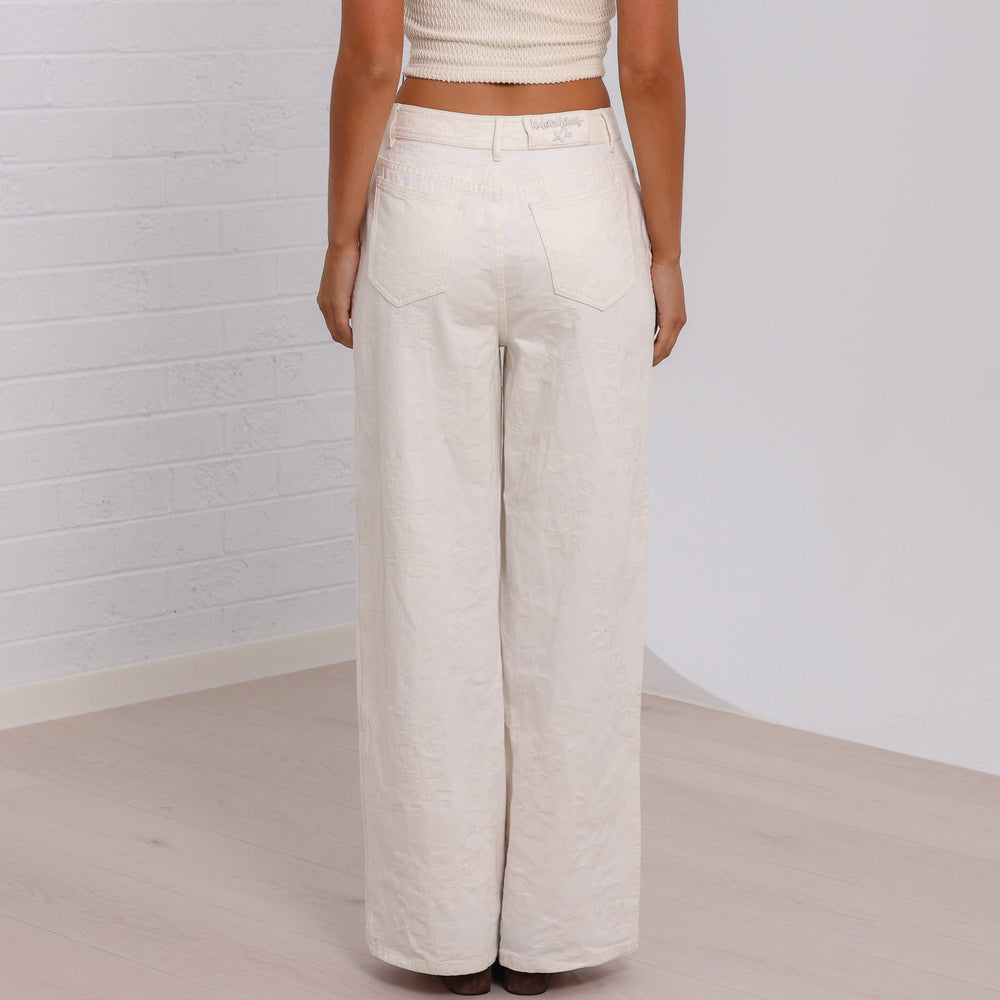 Mare Denim Jeans - Coconut Cream