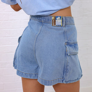 Short en jean Martina - Un tas de coquillages