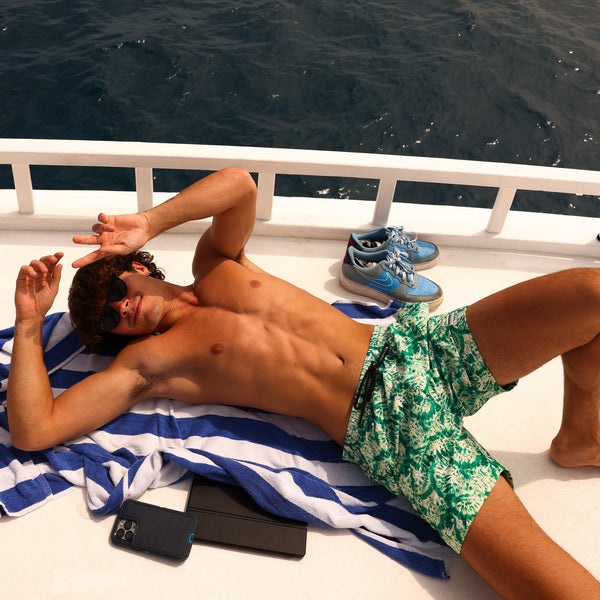 Men's Swim Trunks - Emerald Tides