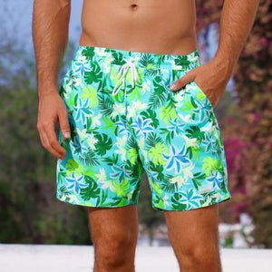 Short de bain pour homme – Néon contrasté