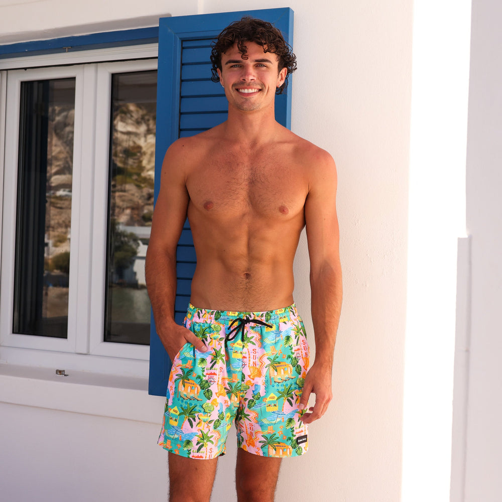 Men's Swim Trunks - Sunlit Spritz