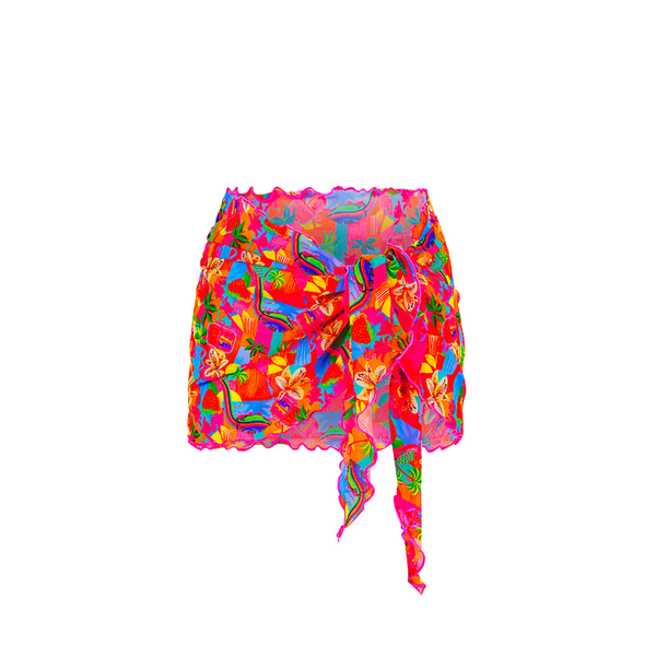 Mini Mesh Polyester Stretch Sarong - Havana Haven