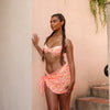 Mini Mesh Polyester Stretch Sarong - Mimosa Meadows