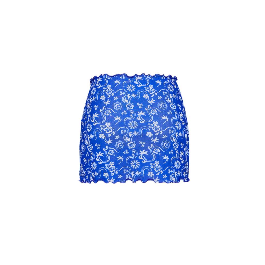 Mini Mesh Polyester Stretch Sarong - Surfside