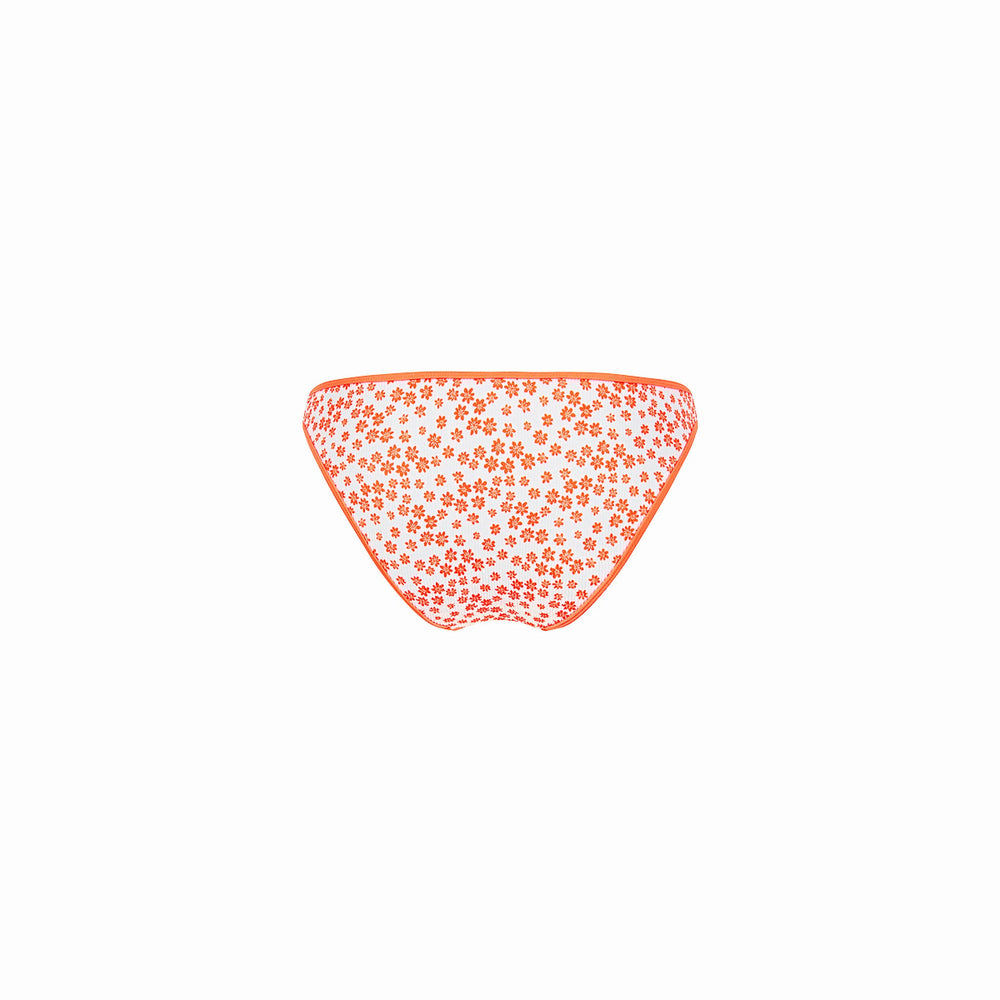 Modest Bind Full Coverage Bikini Bottom - Orange Fantasy