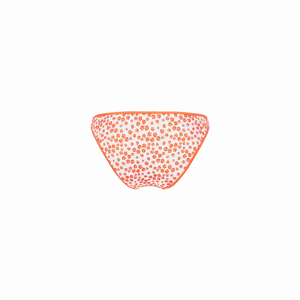 Modest Bind Full Coverage Bikini Bottom - Orange Fantasy