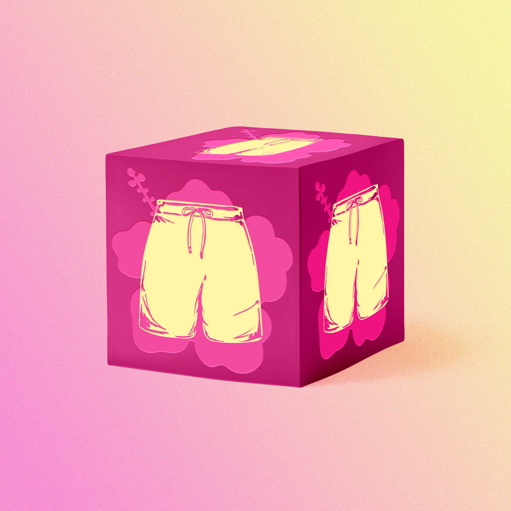 Mystery Men's Swim Trunks