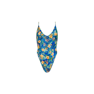 Plunge Cross Back One Piece - Tropez Tides