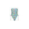 Ruched Bandeau One Piece - Mermaid Garden