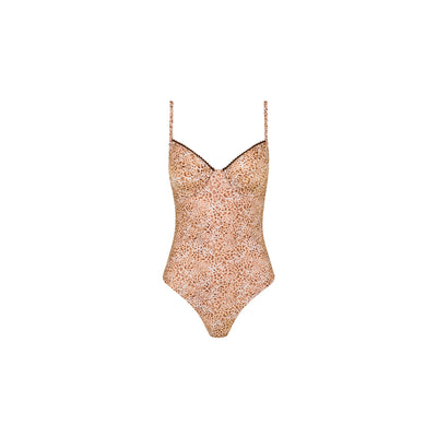 Decorative Underwire Cheeky One Piece - Wild Skies
