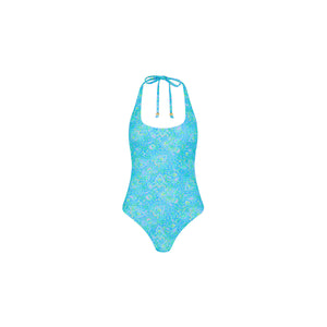 Maillot de bain une pièce échancré à encolure dégagée - Stargaze