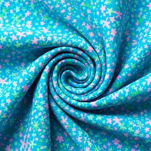 Gathered Mini Crop Bikini Top - Ocean Kisses