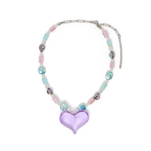 Collier Pendentif - Sortilège Lila
