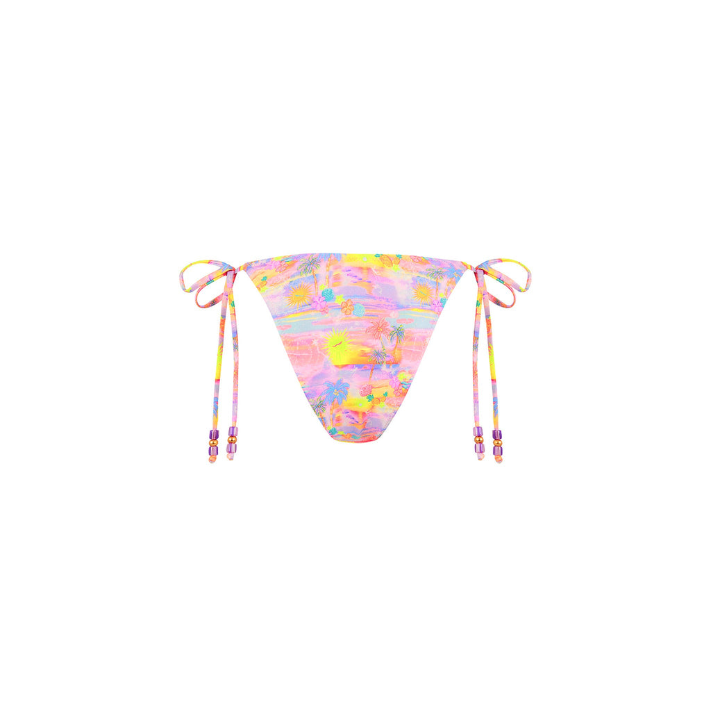 Ring Cheeky Tie Bikini Bottom - Sunset Universe