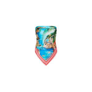 Summer Bandana Scarf Top - Mermaid Cove