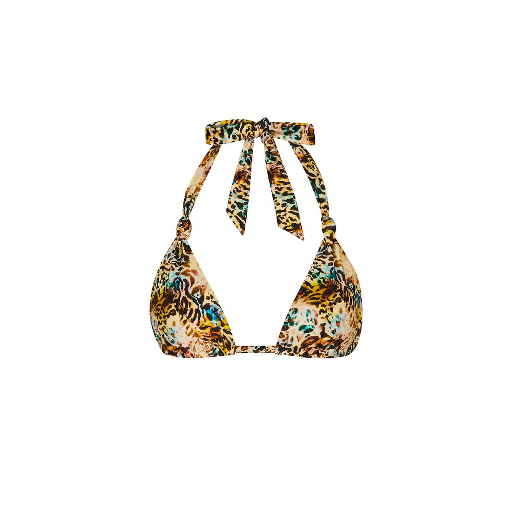 Bikini-Oberteil mit weichem Knoten und Neckholder - Sundaze