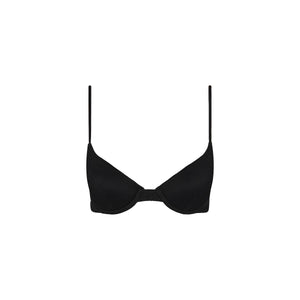 Push Up Slim Bügel-Bikini-Oberteil – Pitch Black