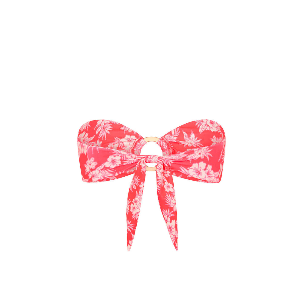 Strapless Bandeau Bikini Top - Island Punch