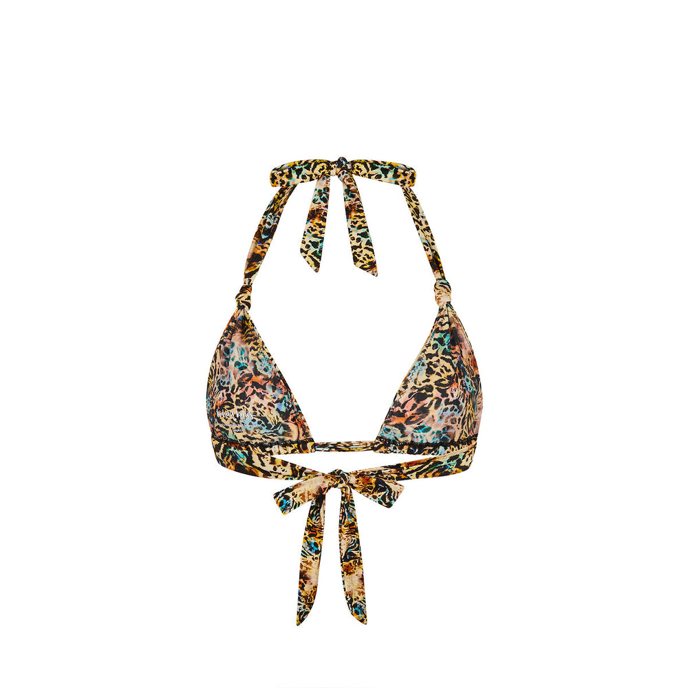 Bikini-Oberteil mit weichem Knoten und Neckholder - Sundaze