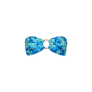 Strapless Bandeau Bikini Top - Tidal Glow