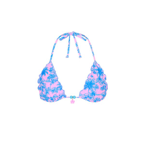 Haut de bikini bralette bord laitue - Paloma