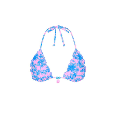 Haut de bikini bralette bord laitue - Paloma