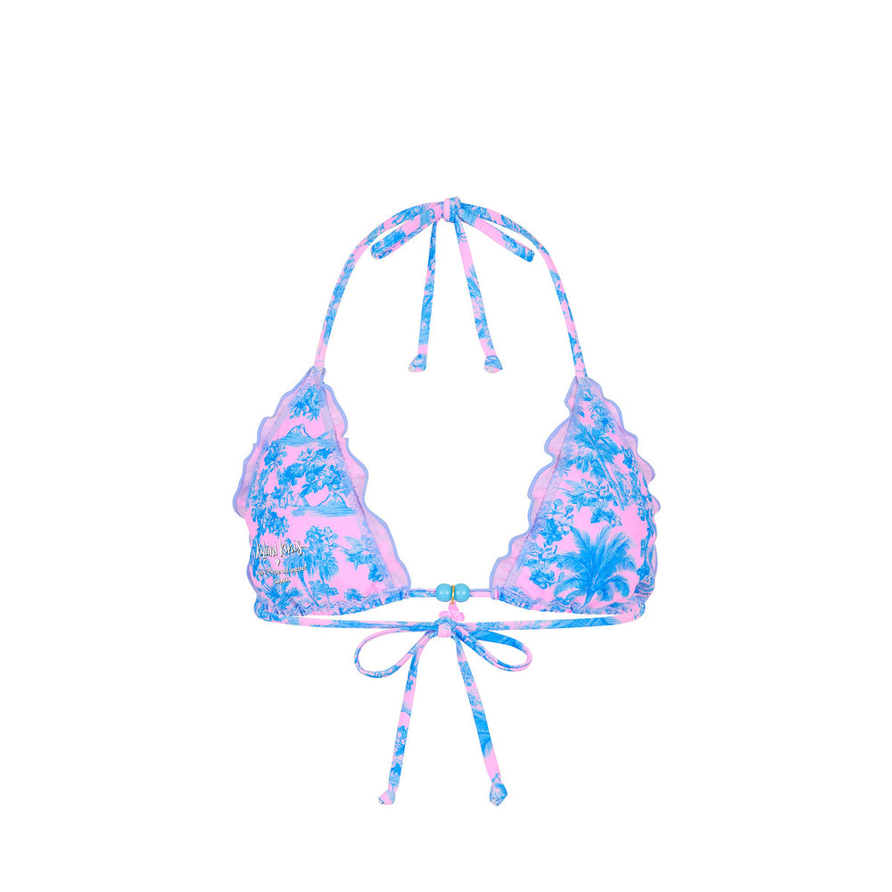 Haut de bikini bralette bord laitue - Paloma