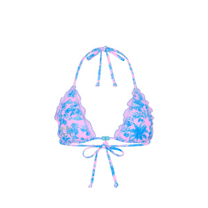 Haut de bikini bralette bord laitue - Paloma