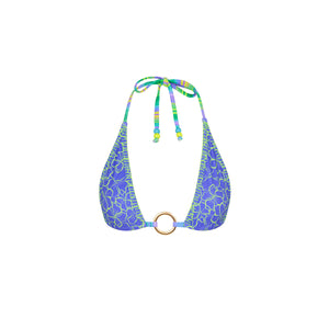 Lace Stitch Ring Halter Bikini Top - Sugar Wave