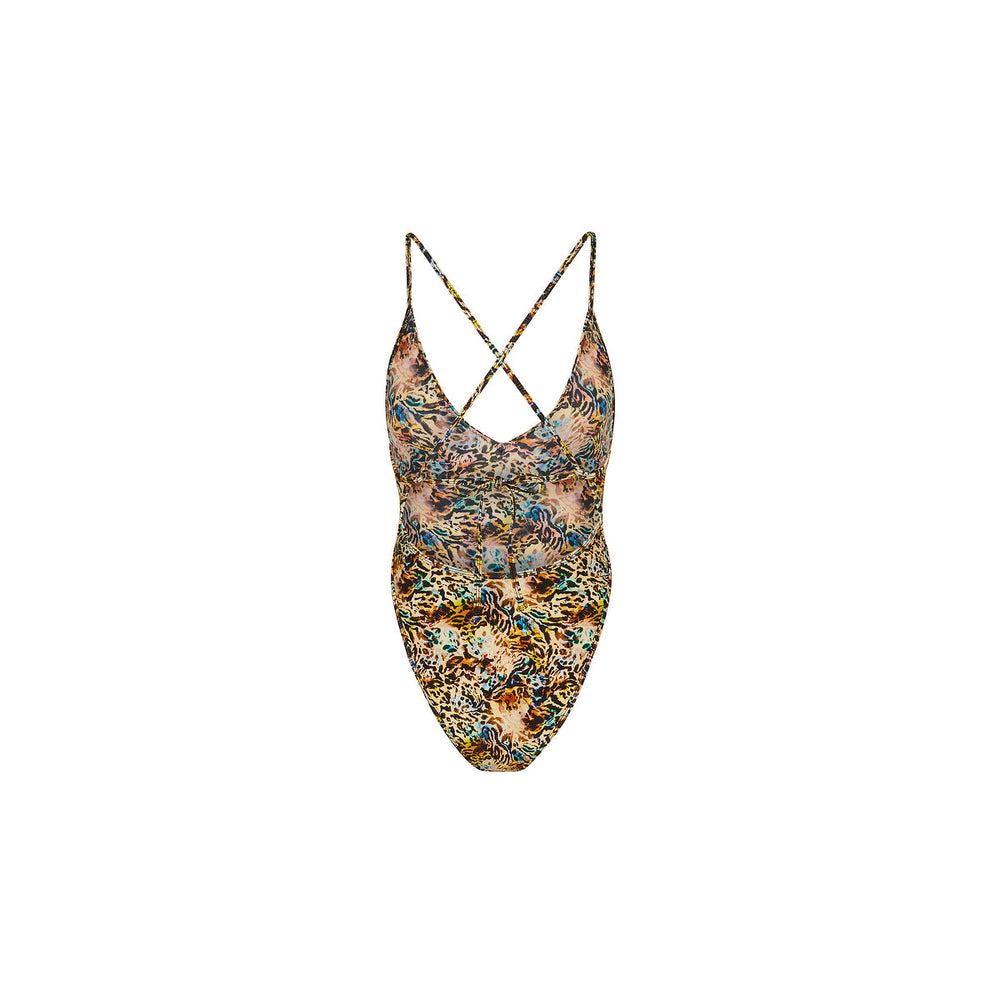 Maillot une pièce dos croisé décolleté plongeant - Sundaze