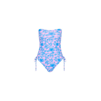 Ruched Bandeau Classic Cut One Piece - Paloma