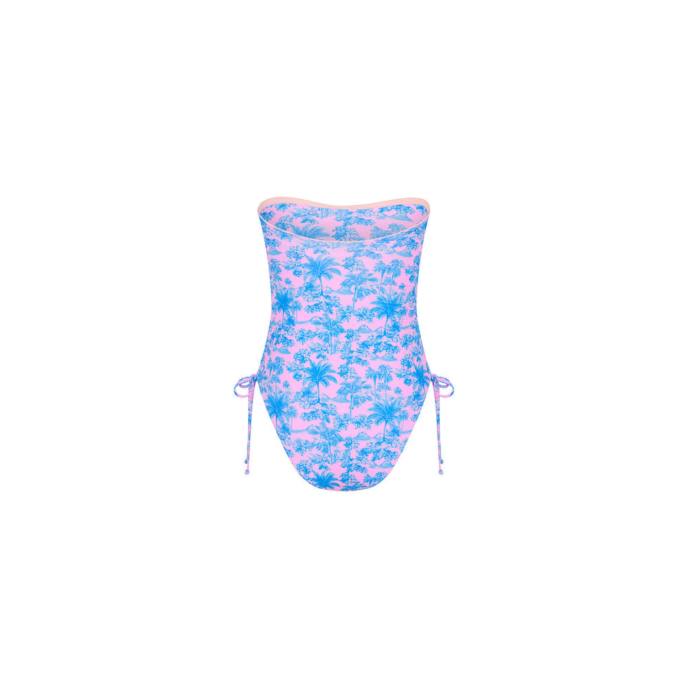 Ruched Bandeau Classic Cut One Piece - Paloma