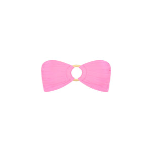 Trägerloses Bandeau-Bikini-Oberteil - Zuckerwatte