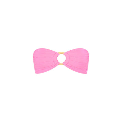 Trägerloses Bandeau-Bikini-Oberteil - Zuckerwatte