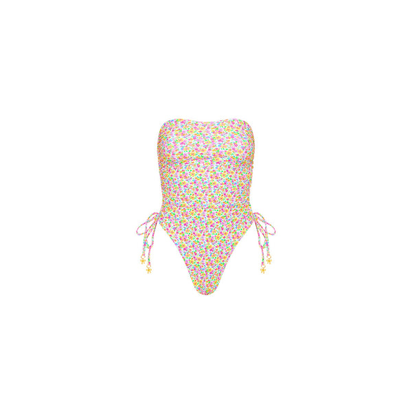 Ruched Bandeau One Piece - Dollhouse