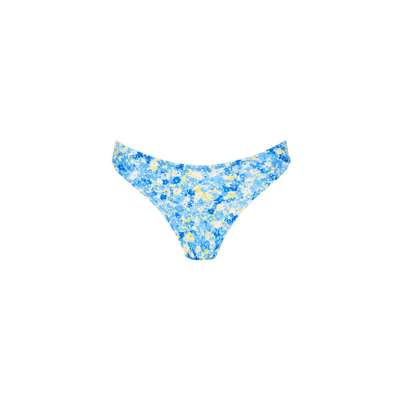 Minimal Full Coverage Bikini Bottoms - Breezy Blue Ribbed –KulaniKinisCanada