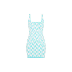 Open Back Knit Mini Dress - Sun Spell