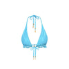 Frill Halter Bralette Bikini Top - Checkmate