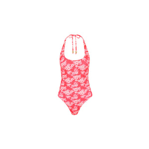 Scoop Halter Cheeky One Piece - Island Punch