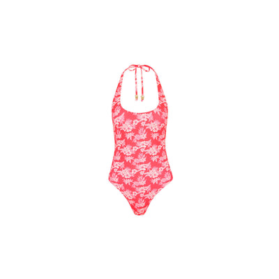 Scoop Halter Cheeky One Piece - Island Punch