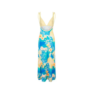 Isla Maxi Dress - Limoncello Lagoon