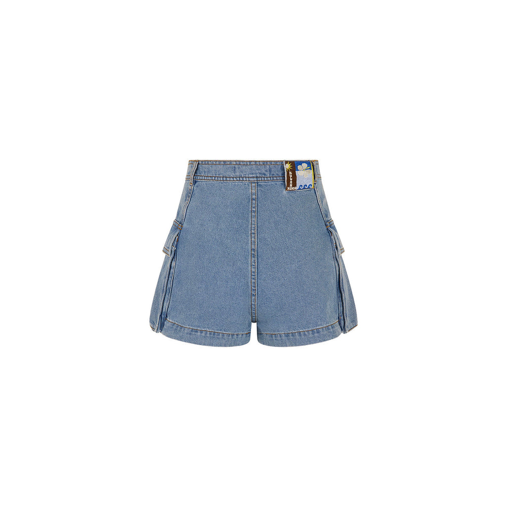 Short en jean Martina - Un tas de coquillages