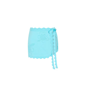 Skyla Knit Sarong - Pretty Blue