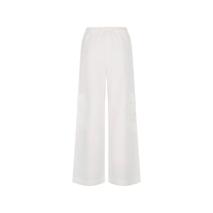 Pantalon cargo Sun Signs - Blanc crème