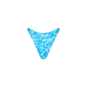 Vintage-Bikinihose mit hohem Beinausschnitt – Ocean Paradise