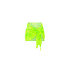 Mini Mesh Polyester Stretch Sarong - Aloha Lime